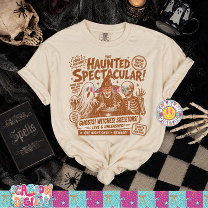 Haunted Spectacular PNG Digital Design