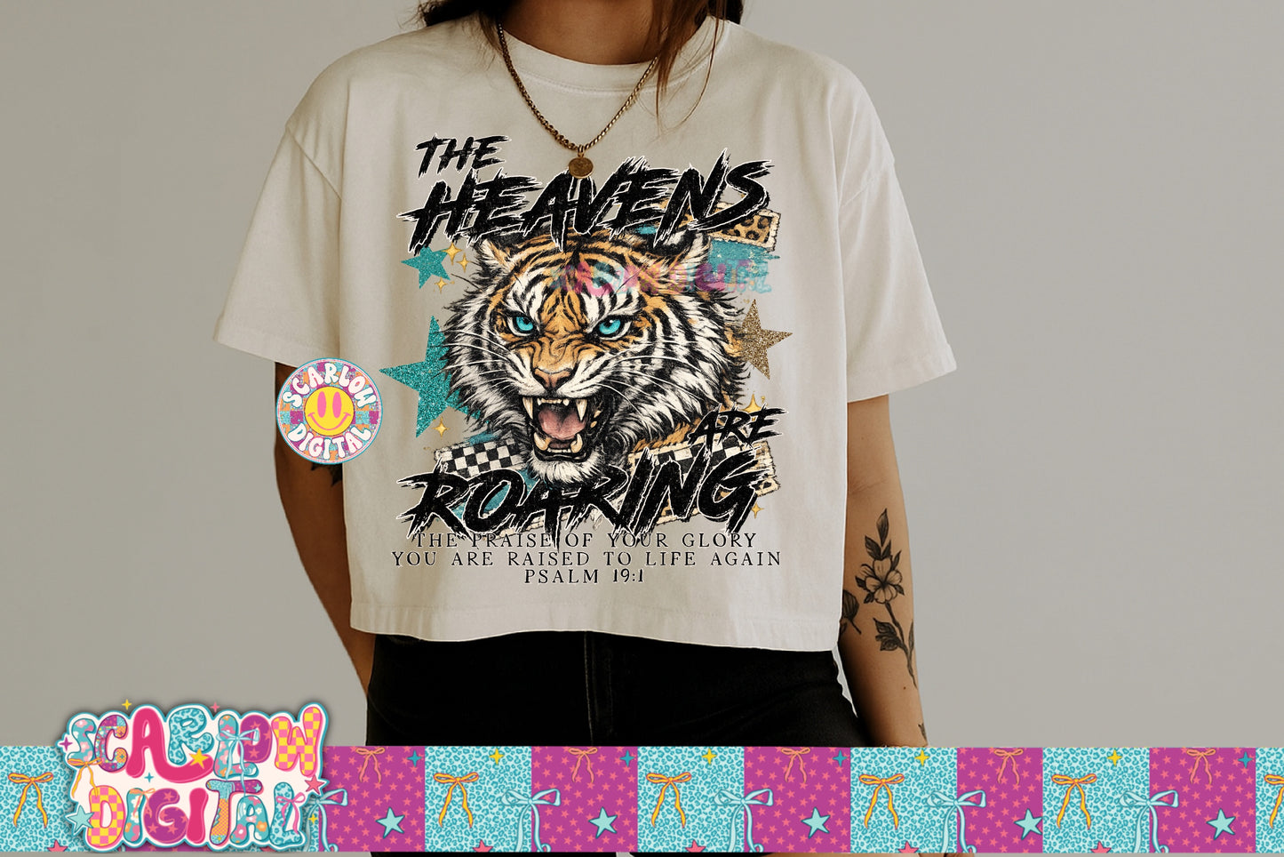 The Heavens Are Roaring PNG Digital Design