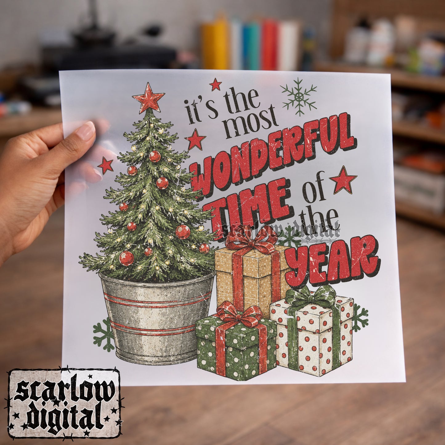 It's the Most Wonderful Time of the Year PNG Digital Design