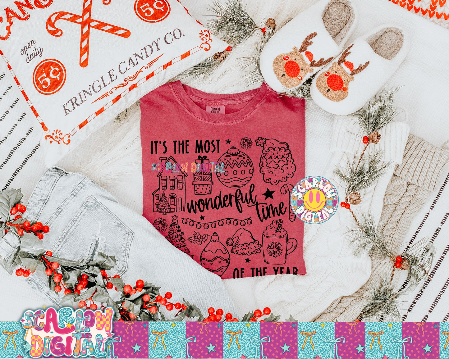 It's the Most Wonderful Time of the Year PNG Digital Design