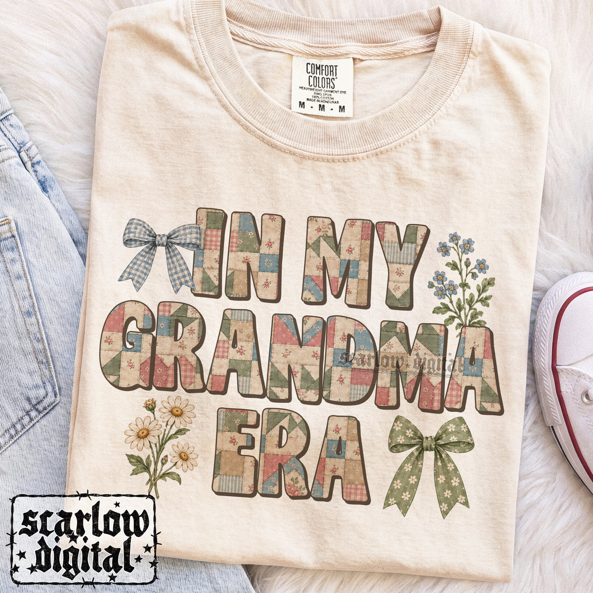 In My Grandma Era PNG Digital Design