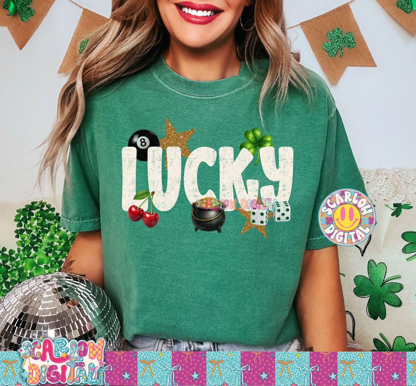 Lucky PNG Digital Design