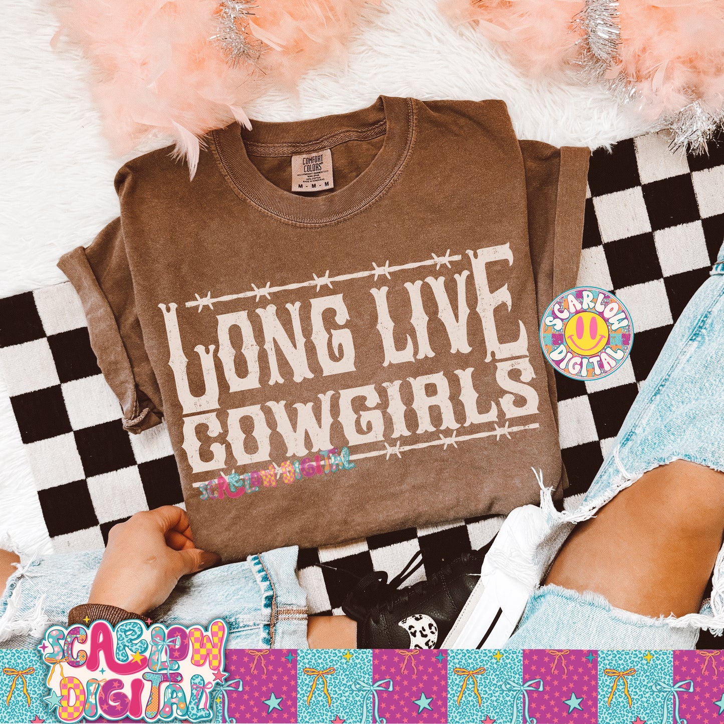 Long Live Cowgirls PNG Digital Design