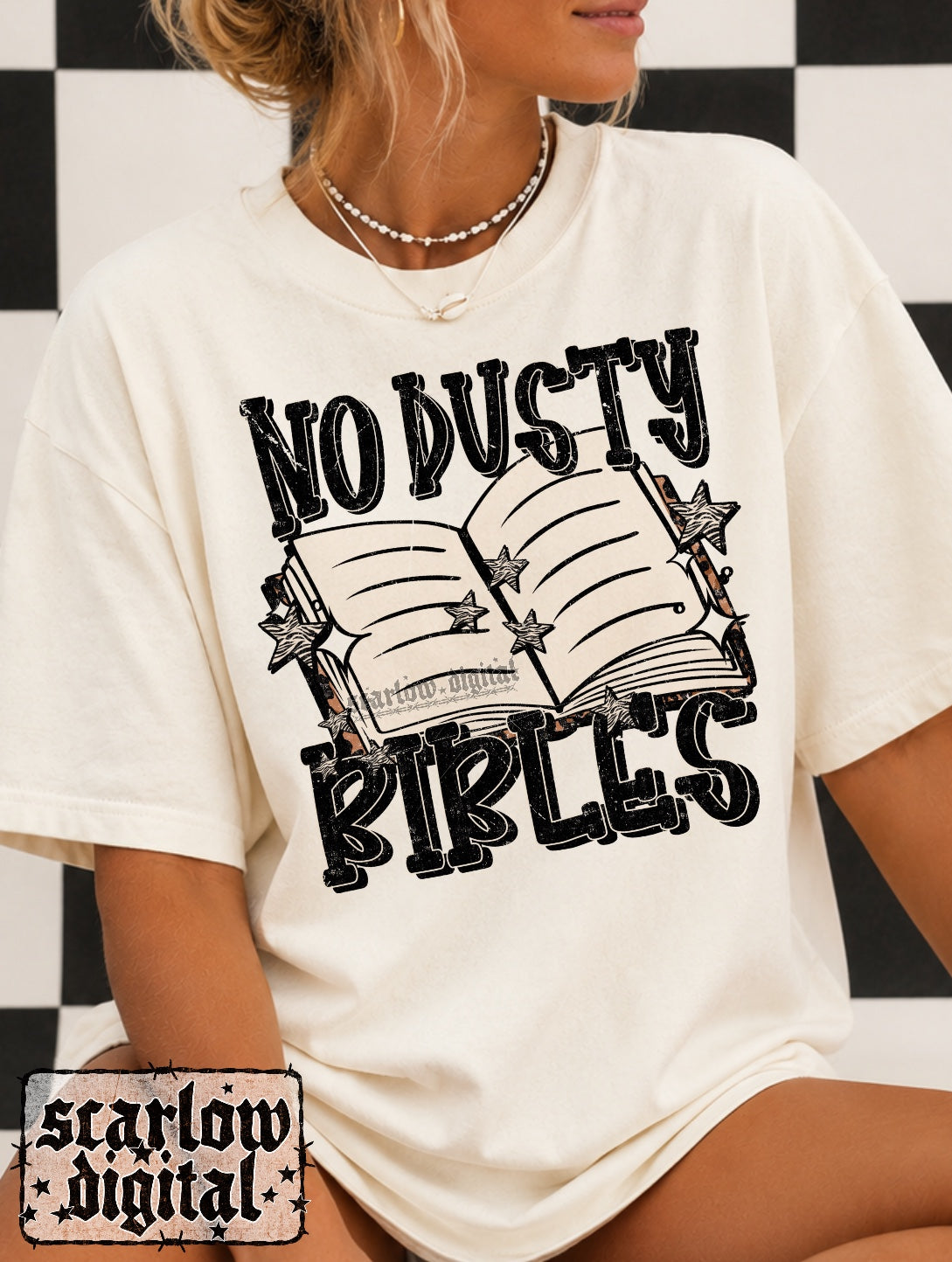 No Dusty Bibles PNG Digital Design