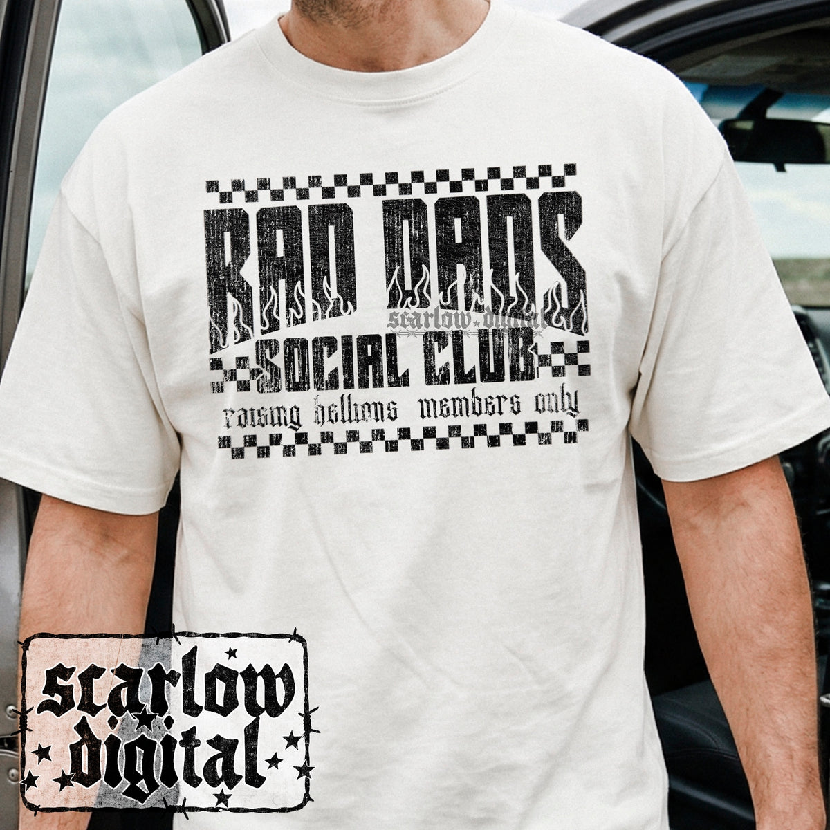 Rad Dads Social Club PNG Digital Design