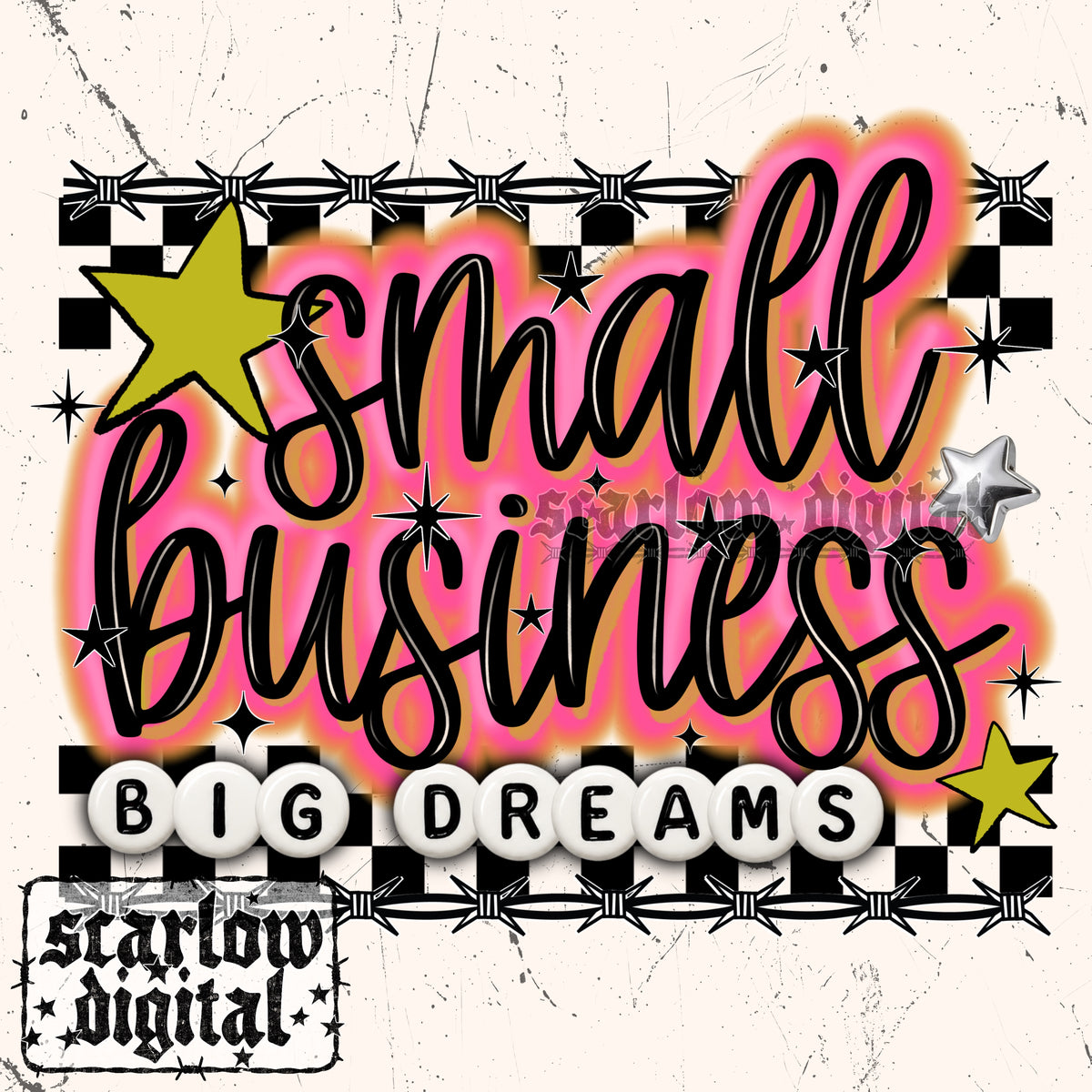 Small Business Big Dreams PNG Digital Design