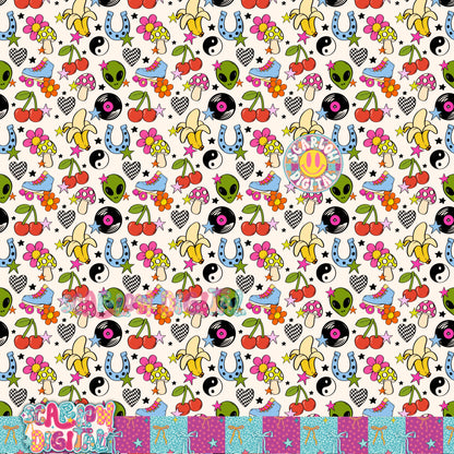 Random Seamless Pattern Digital Design