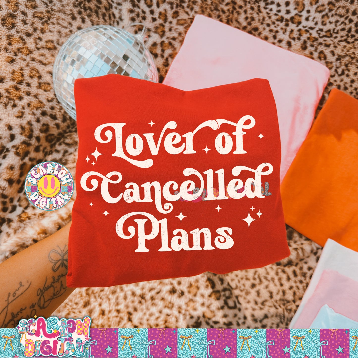 Lover of Cancelled Plans PNG Digital Design