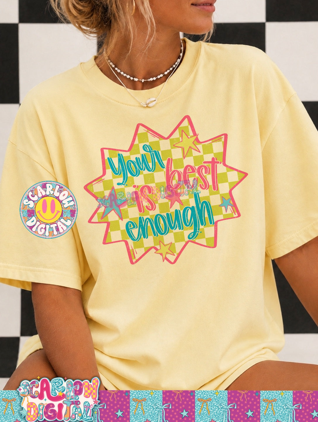 Your Best is Enough PNG Digital Design