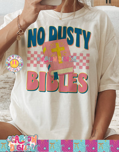 No Dusty Bibles PNG Digital Design
