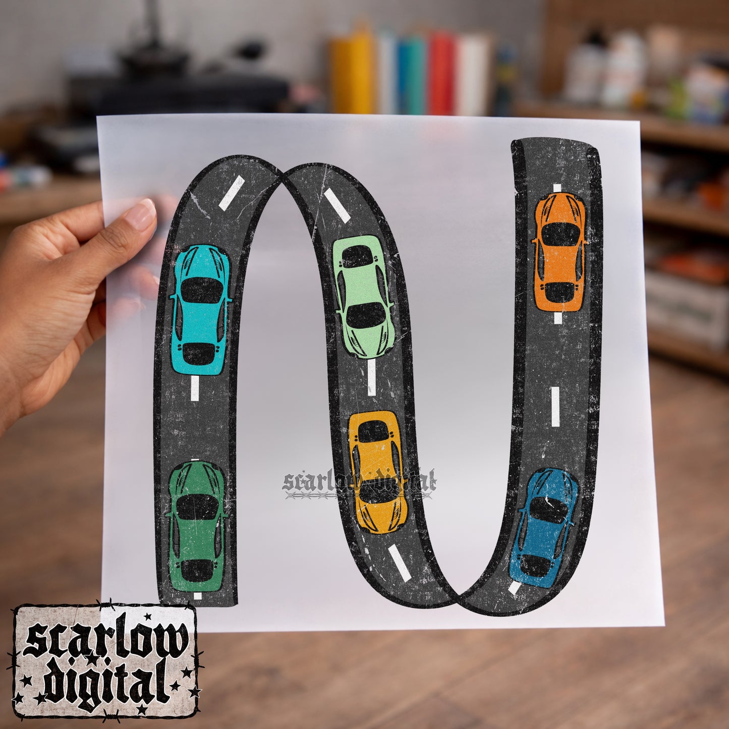 Race Cars PNG Digital Design