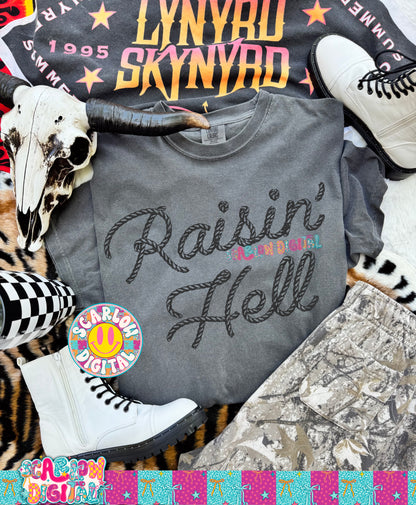 Raisin Hell PNG Digital Design