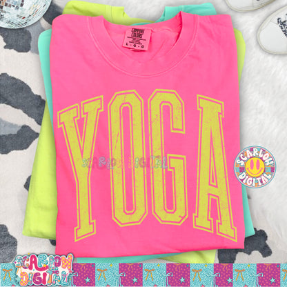 Yoga PNG Digital Design