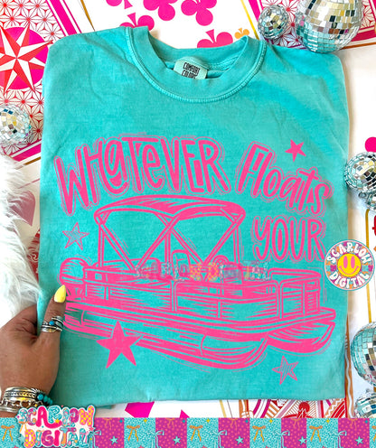 Whatever Floats Your Boat PNG Digital Design