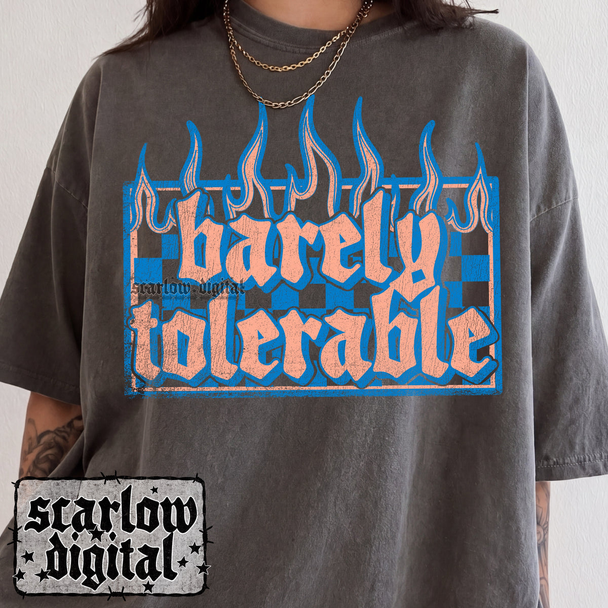 Barely Tolerable PNG Digital Design