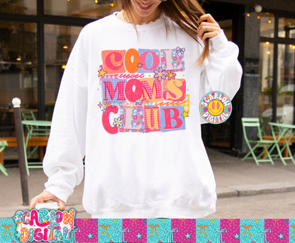 Cool Moms Club PNG Digital Design