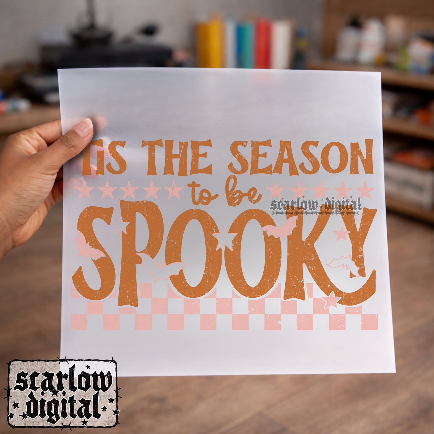 Tis the Season to Be Spooky PNG Digital Design