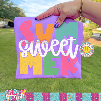 Sweet Summer PNG Digital Design