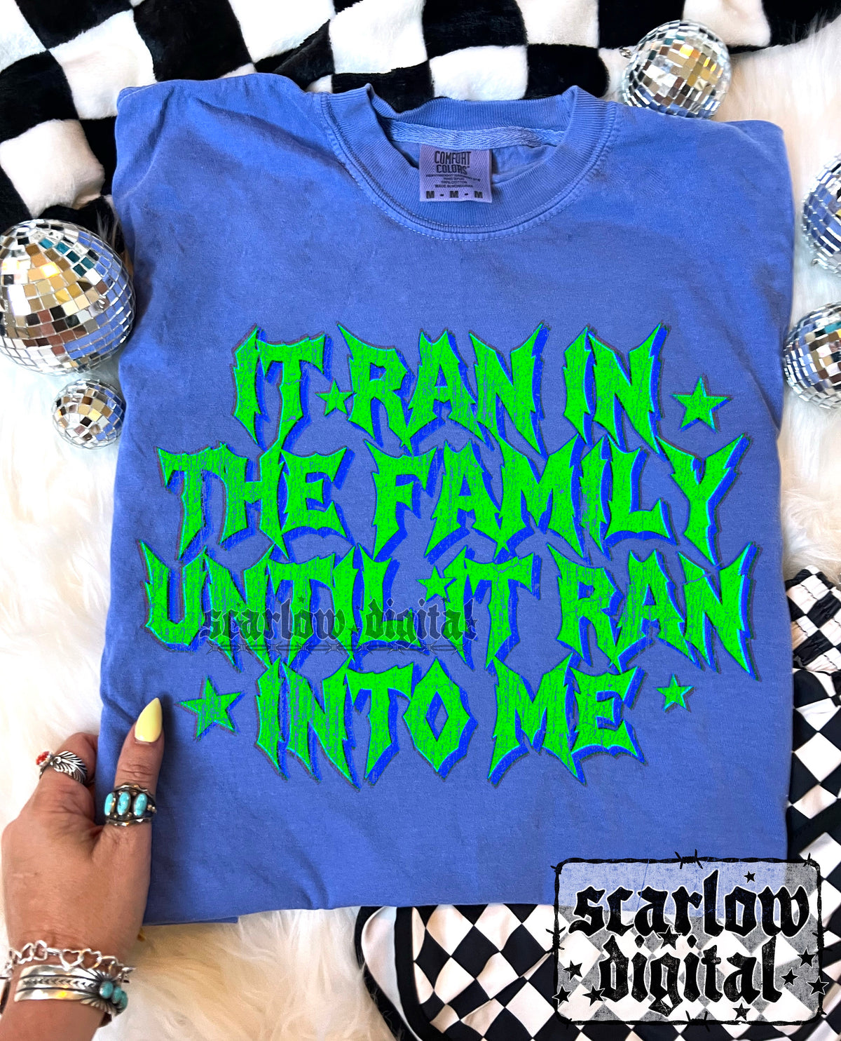 It Ran in the Family Until It Ran into Me PNG Digital Design