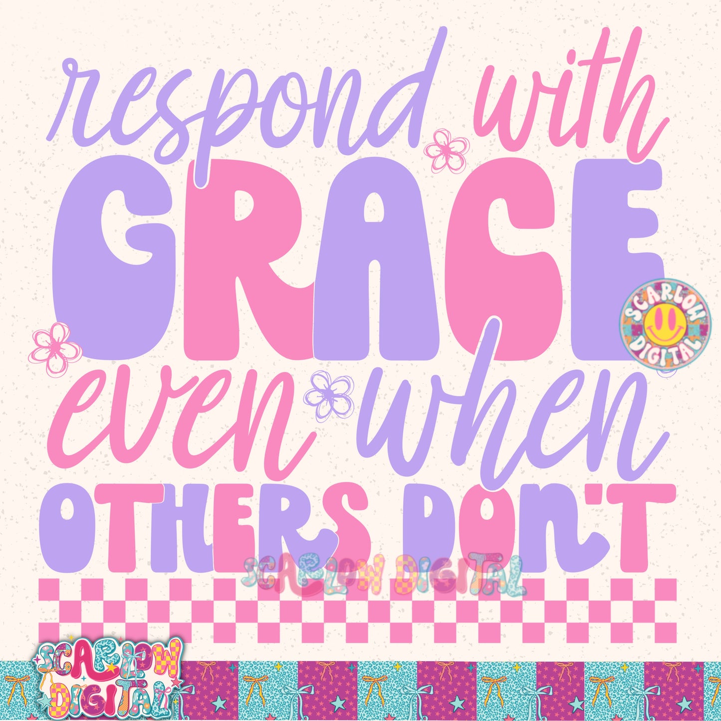 Respond with Grace PNG Digital Design