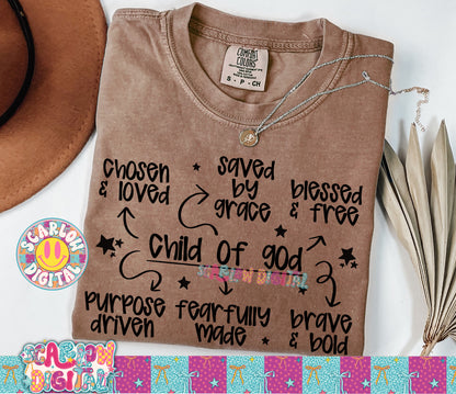 Child of God PNG Digital Design