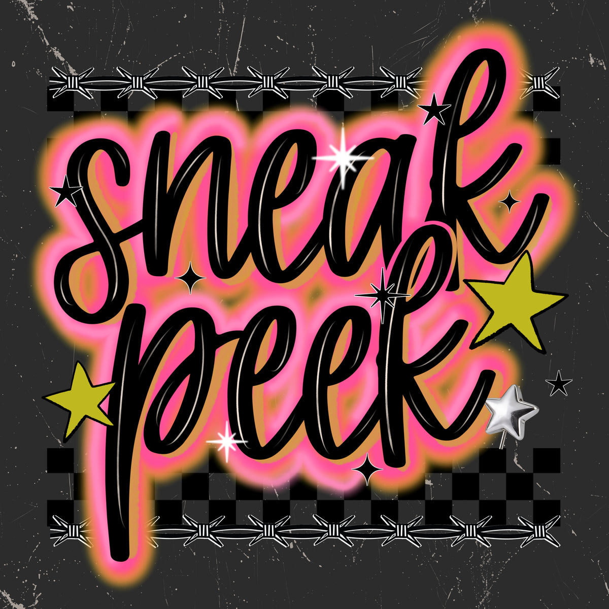Social Media Marketing Post - Sneak Peek PNG and JPEG