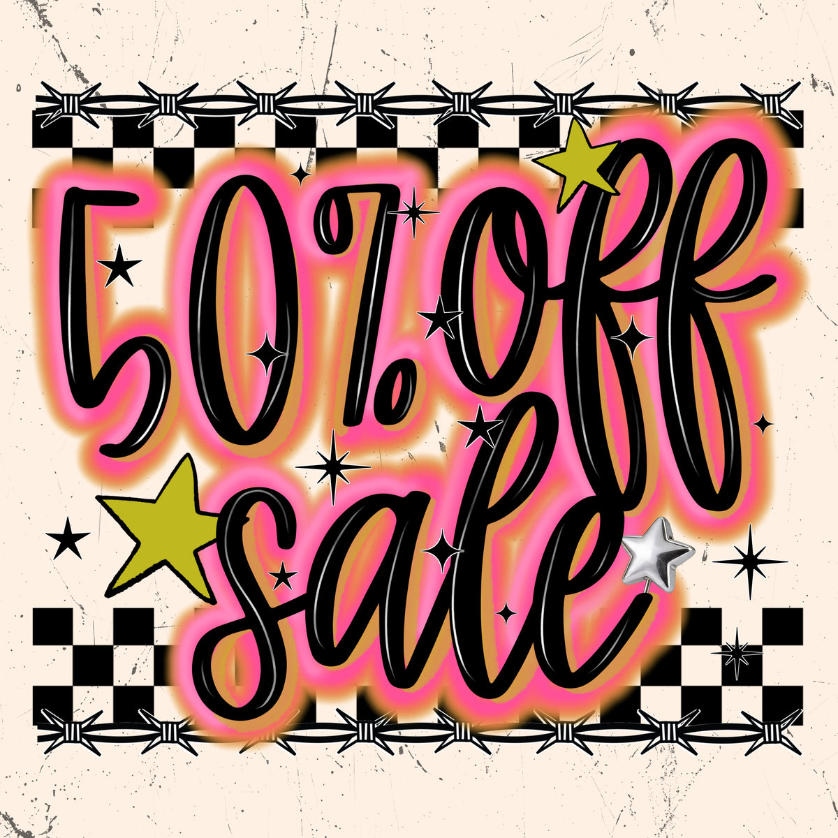 Social Media Marketing Post - 50% Off PNG and JPEG