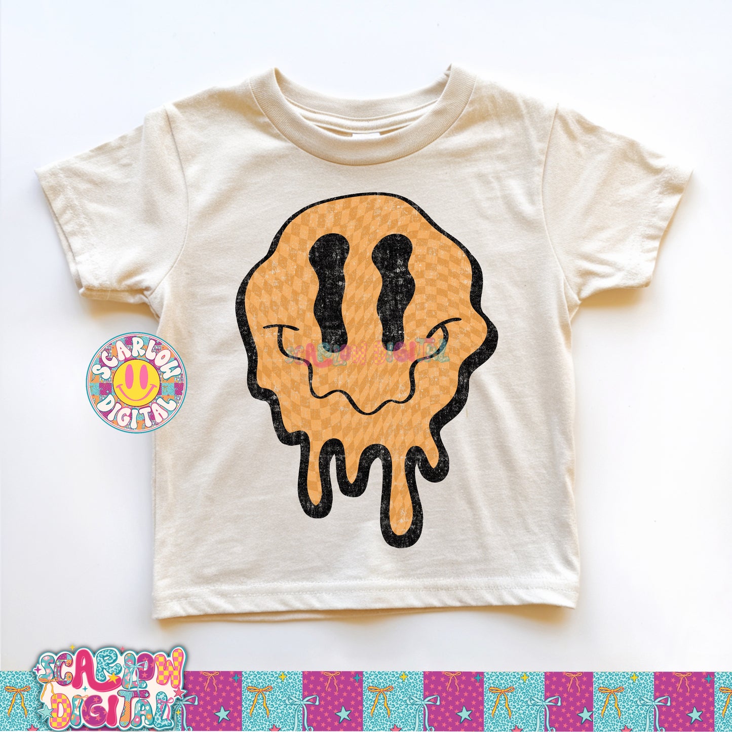 Trippy Face PNG Digital Design