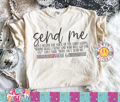 Send Me PNG Digital Design