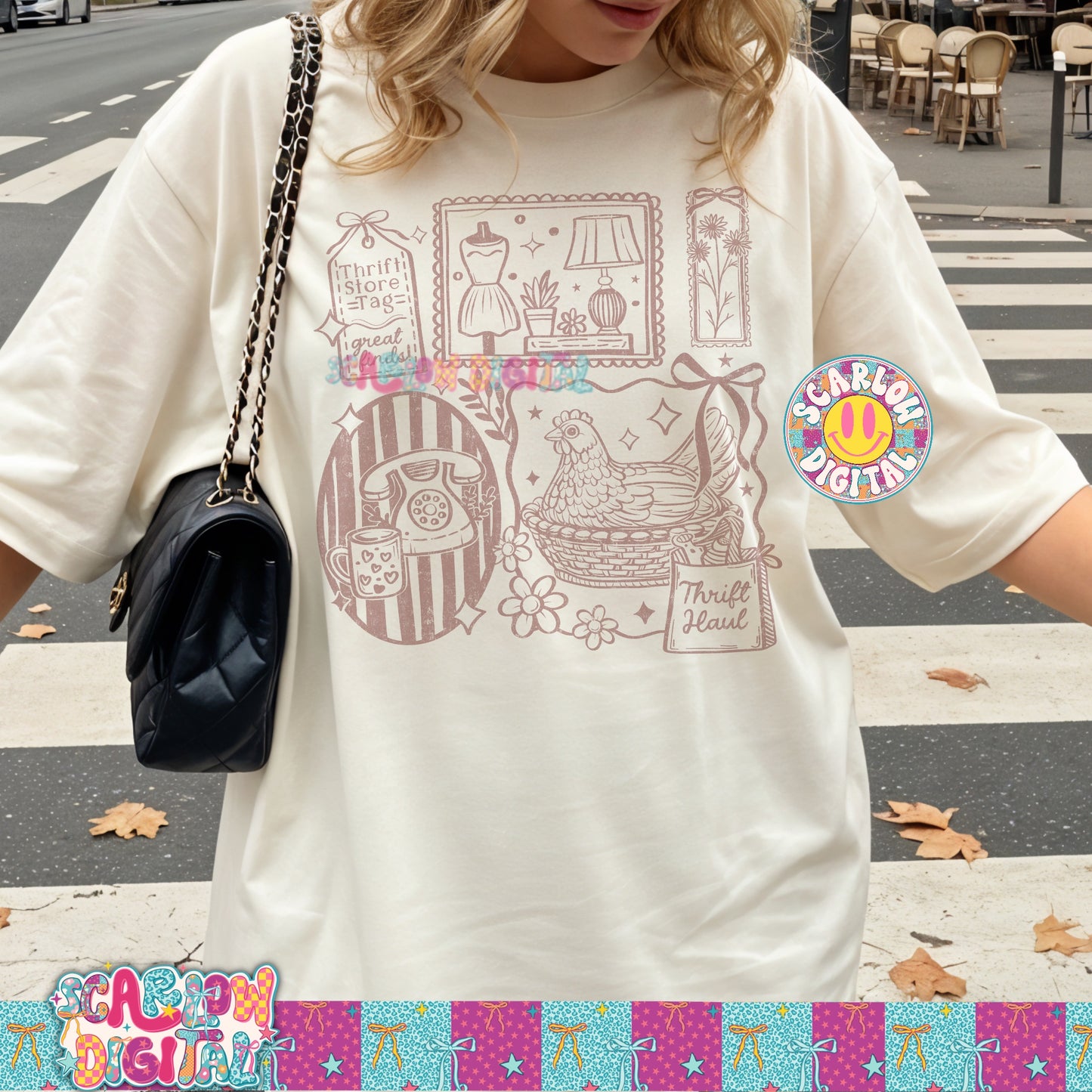 Thrift Store Goods PNG Digital Design