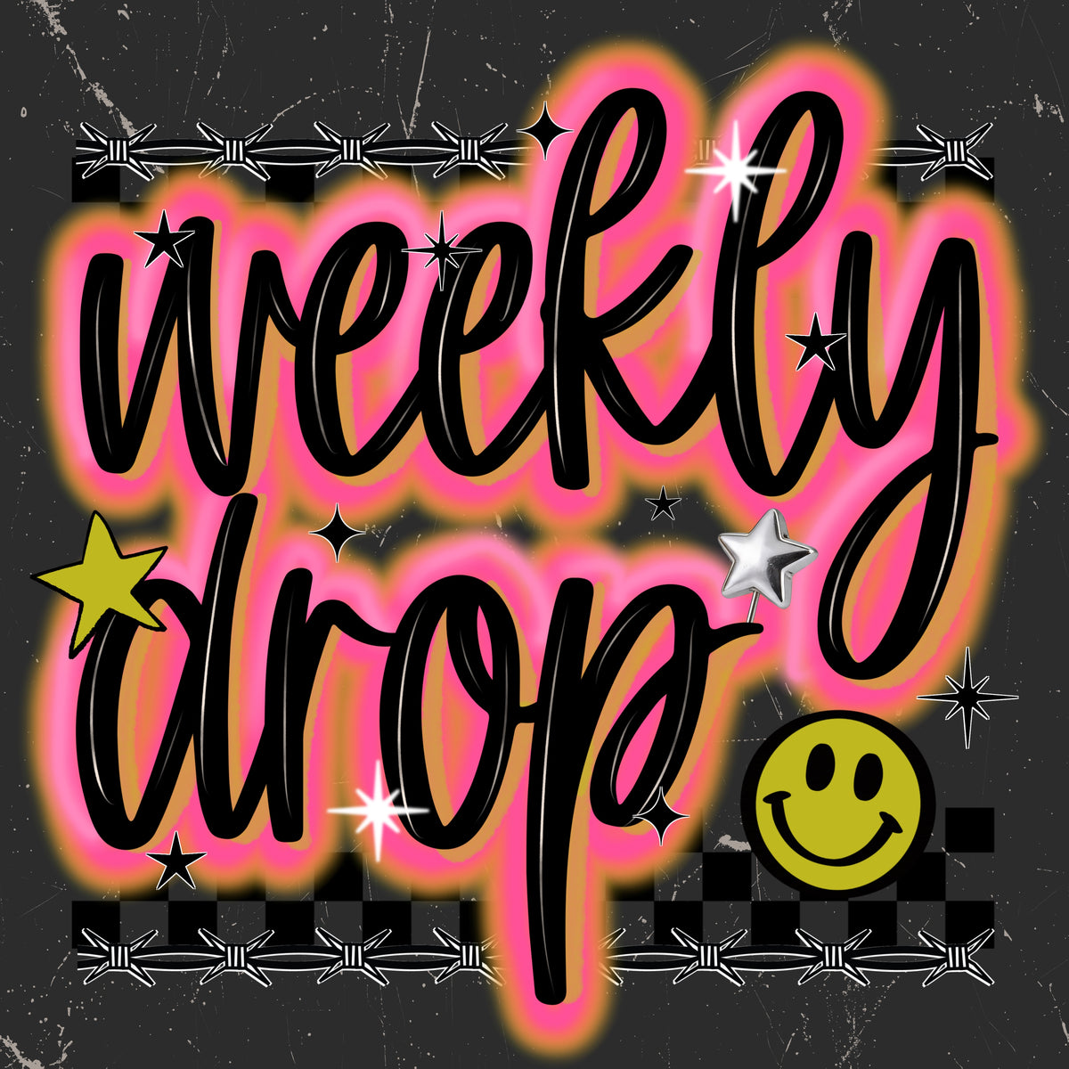 Social Media Marketing Post - Weekly Drop PNG and JPEG