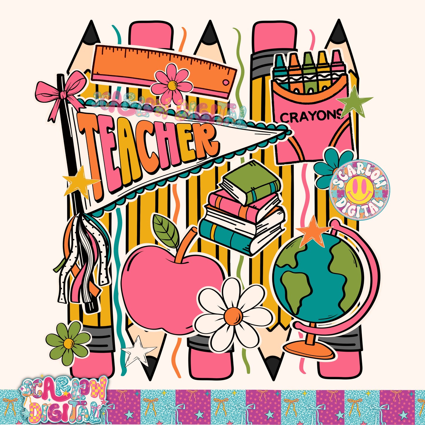 Teacher PNG Digital Design