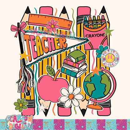 Teacher PNG Digital Design