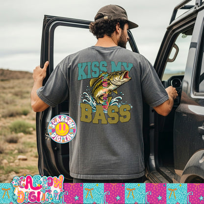 Kiss My Bass PNG Digital Design