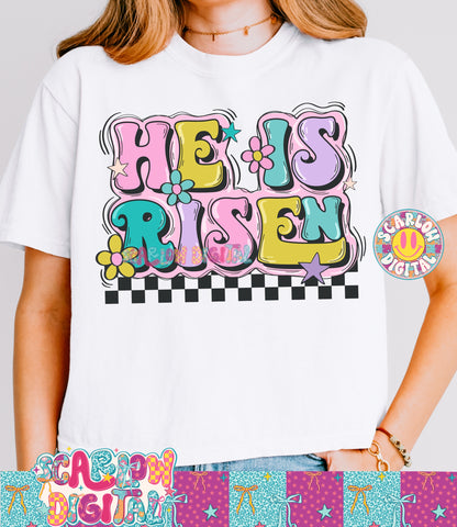 He is Risen PNG Digital Design