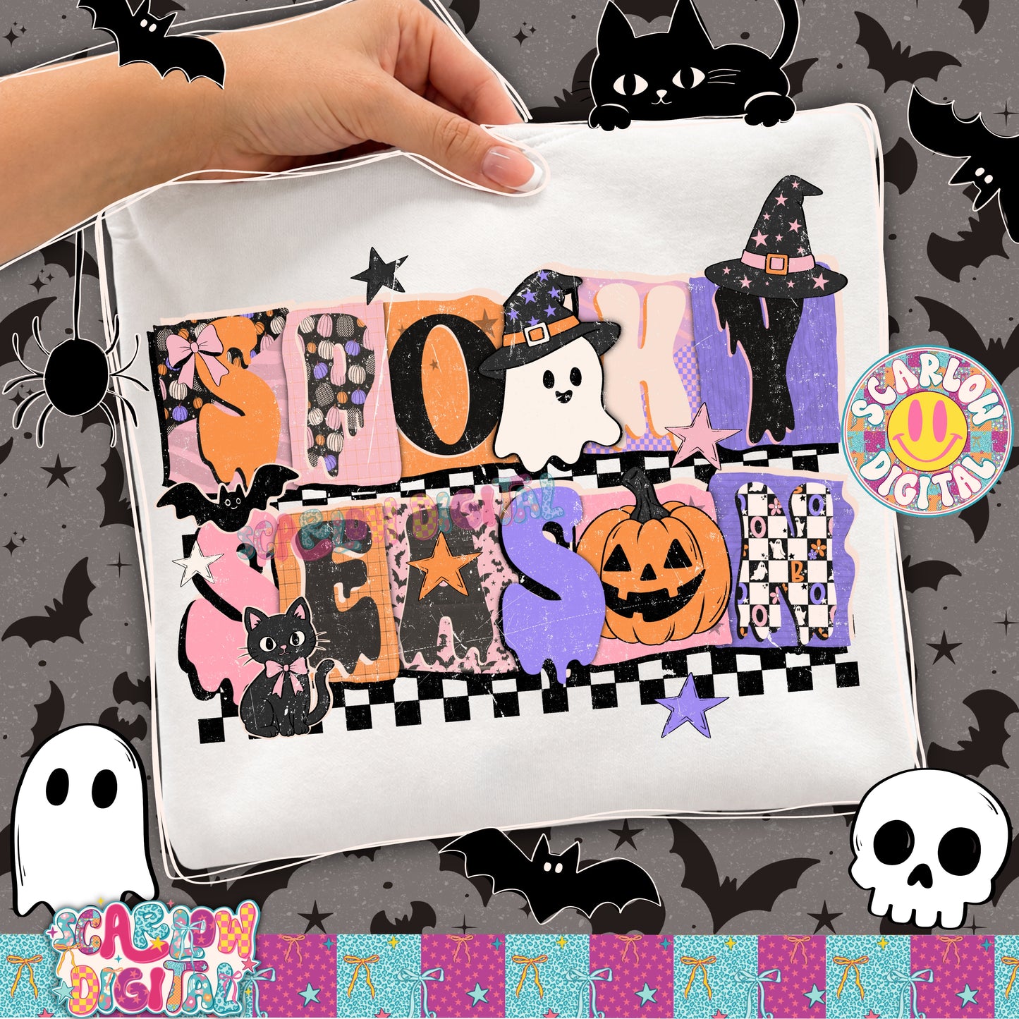 Spooky Season PNG Digital Design