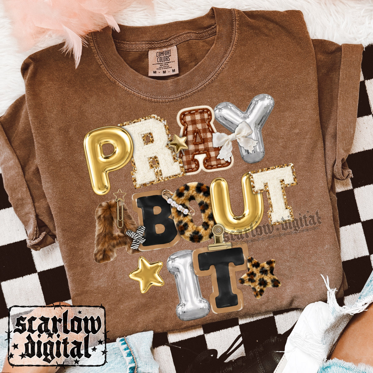 Pray About It PNG Digital Design