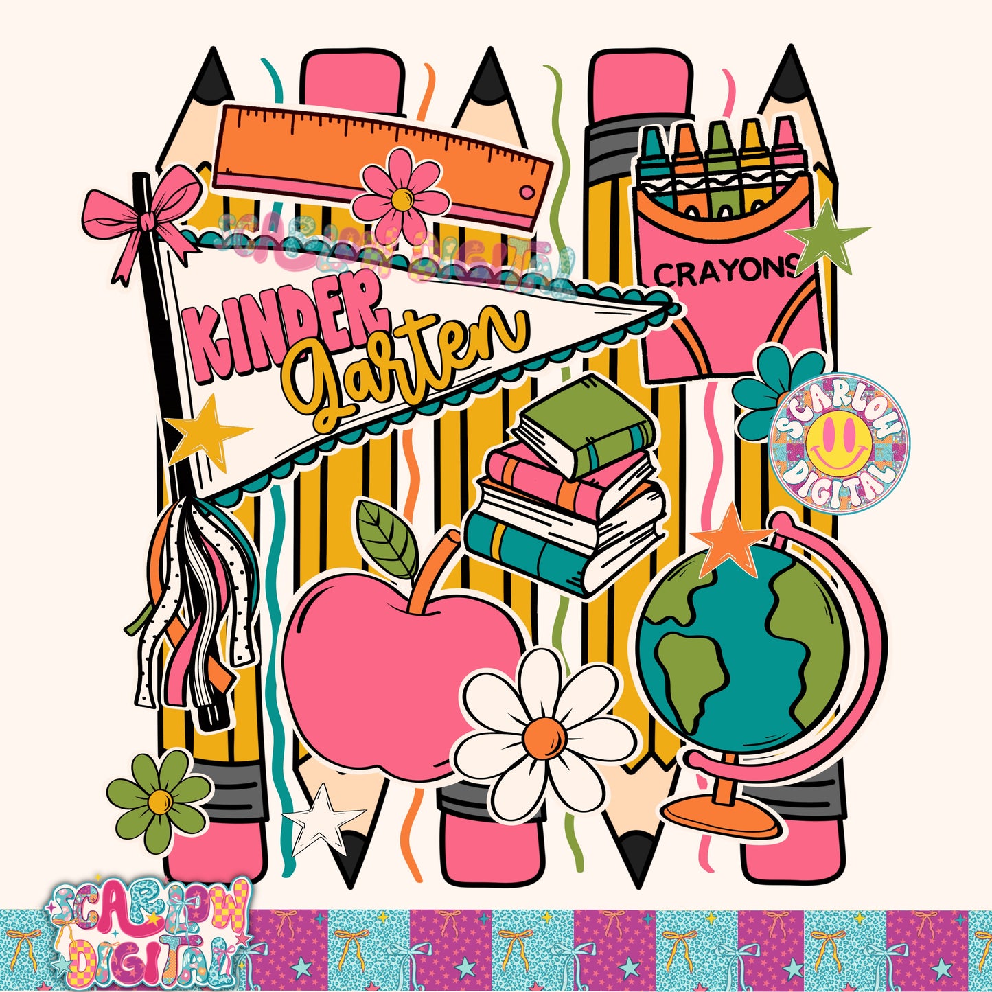 Kindergarten PNG Digital Design