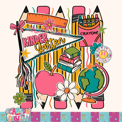 Kindergarten PNG Digital Design