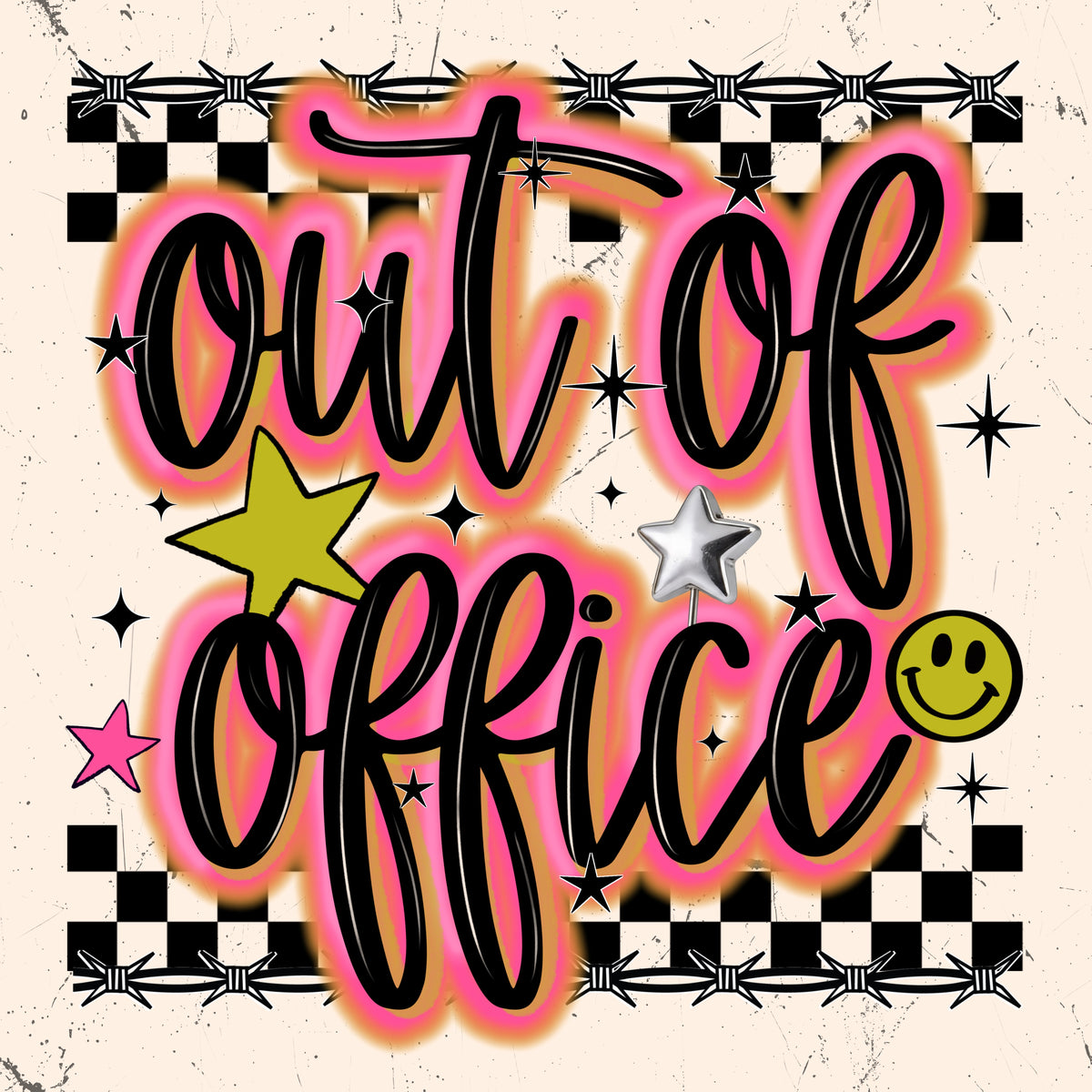 Social Media Marketing Post - Out of Office PNG and JPEG
