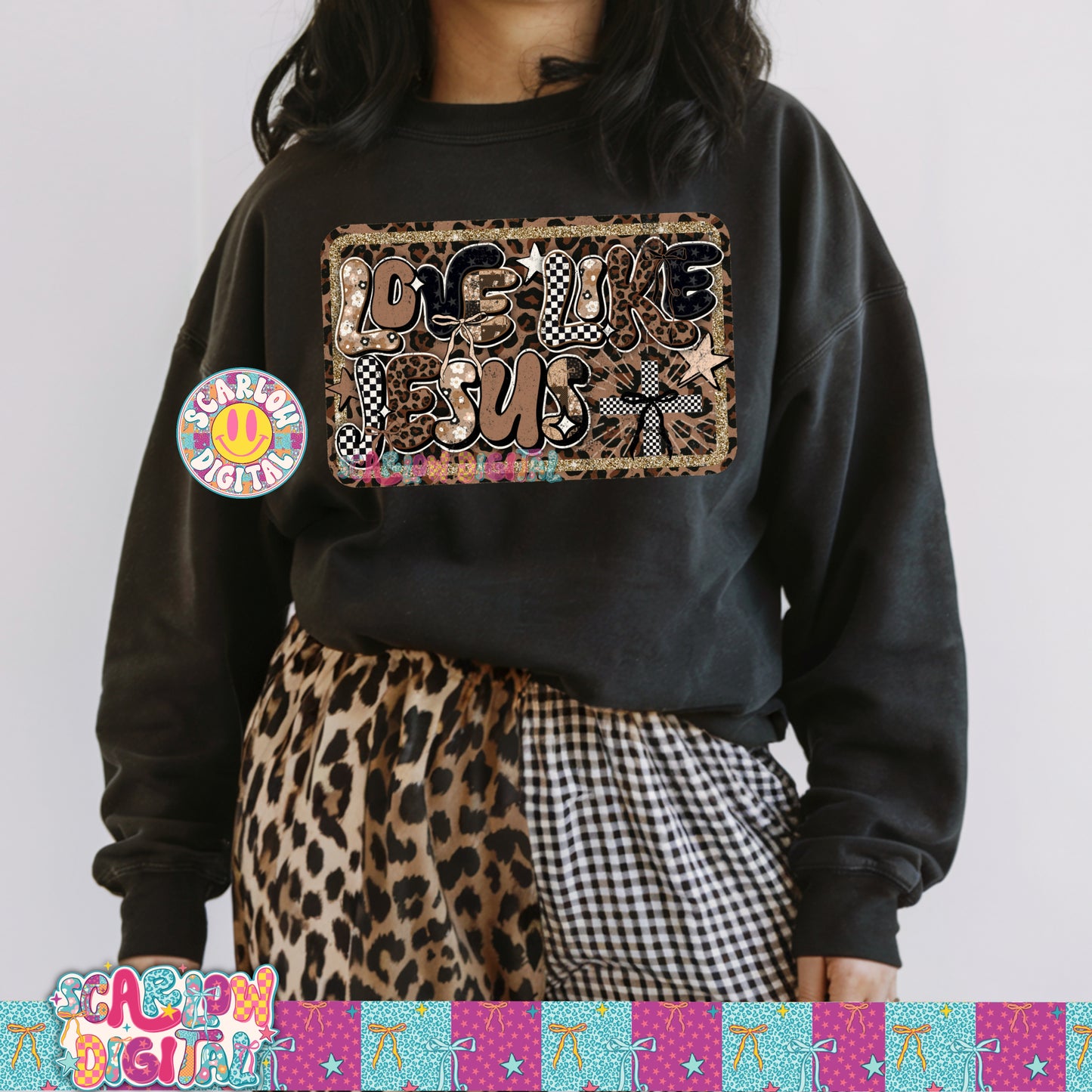 Love Like Jesus PNG Digital Design