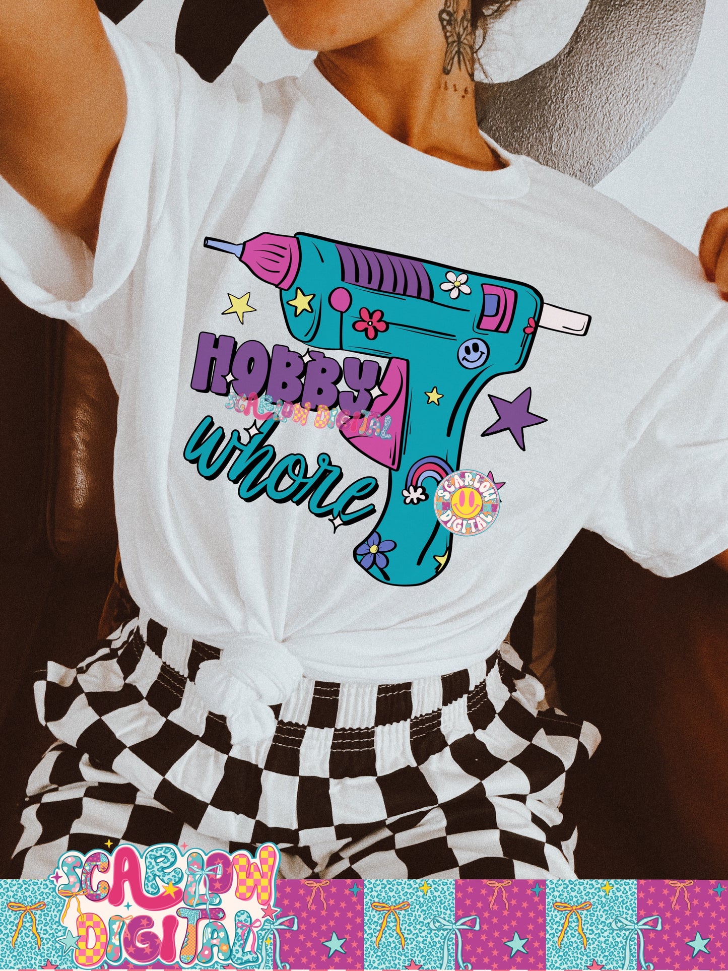 Hobby Whore PNG Digital Design