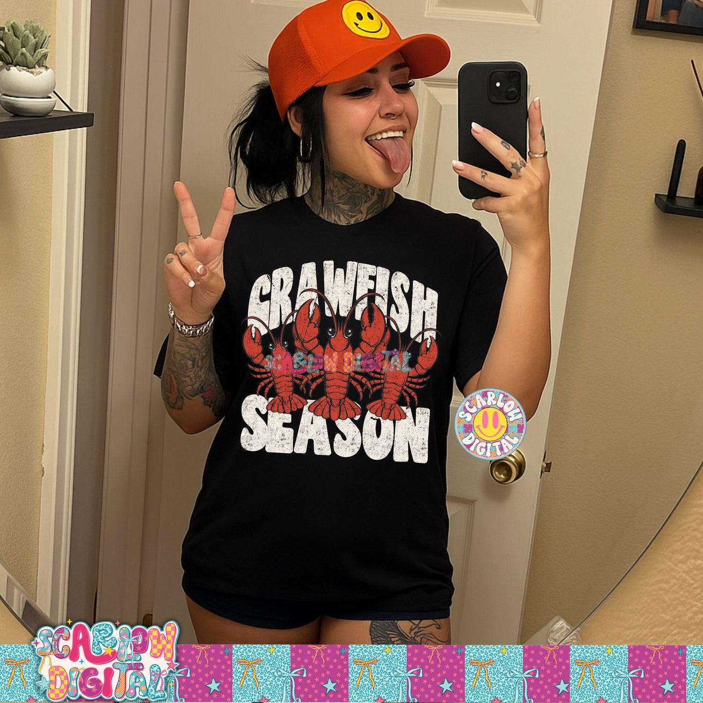 Crawfish Season PNG Digital Design