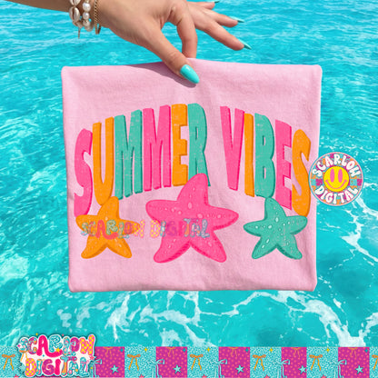 Summer Vibes PNG Digital Design