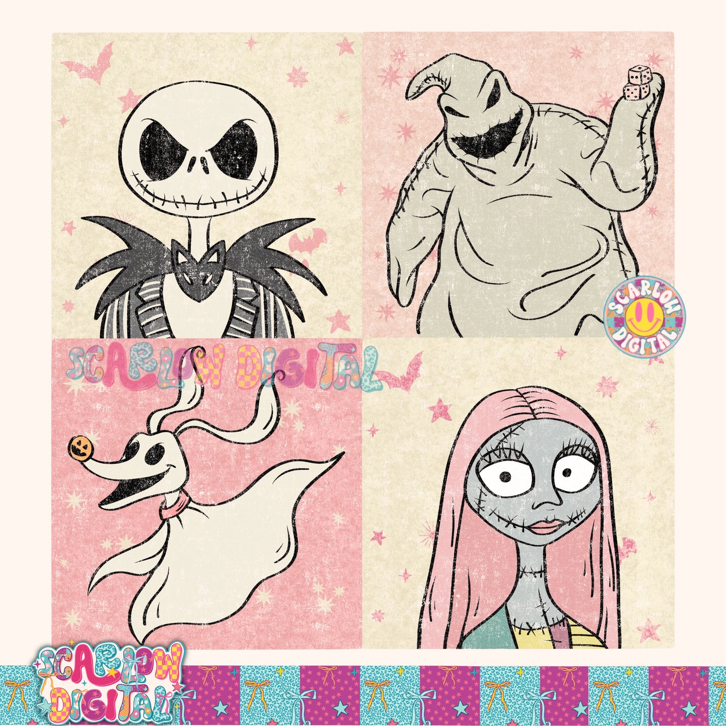 TODAY ONLY: Nightmare Before Christmas PNG Digital Design