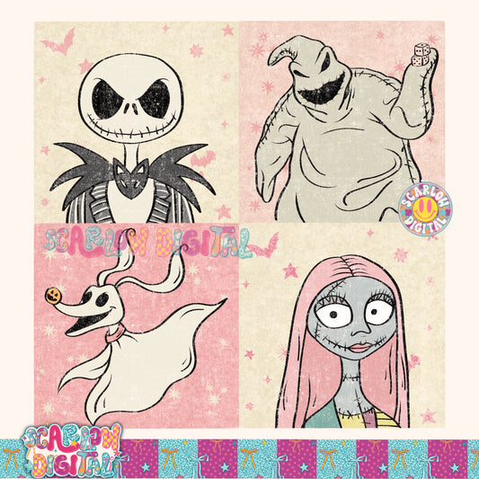 TODAY ONLY: Nightmare Before Christmas PNG Digital Design