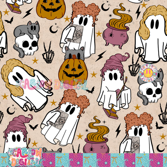 TODAY ONLY: Sanderson Sisters Seamless Pattern Digital Design