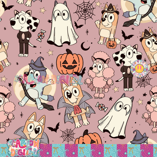 TODAY ONLY: Bluey Seamless Pattern Digital Design