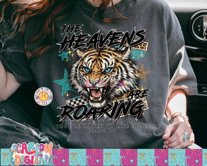 The Heavens Are Roaring PNG Digital Design