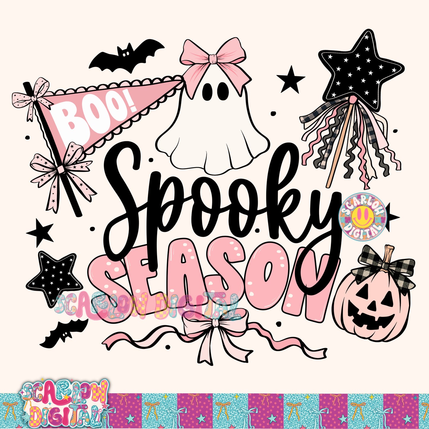 Spooky Season PNG Digital Design